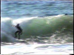 Start your bottom turn as soon as you reach the flats