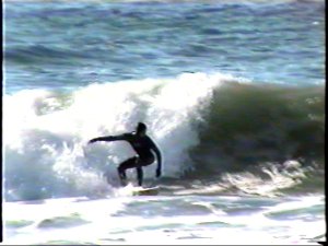 Turn your upper body towards the lip to see where youre going