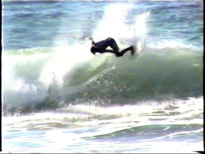 The back leg extension will push your tail out the back of the wave