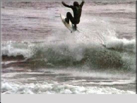 turn your board towards the beach by straightening out your back leg